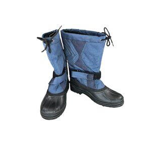 Herman Survivors Mens Insulated Snow Boots Size 8 Blue & Black